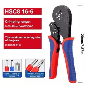 Pre-Insulated Cold Crimp Terminal Pliers Wiring Terminal Crimping Pliers Tubular Pin Type