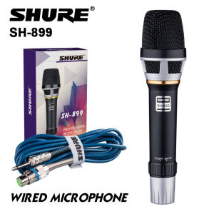 New SHUre Product Microphone SH-899 Heavy Duty 6M Wire Microphone For Karaoke Singing Wth Free Microphone Foam