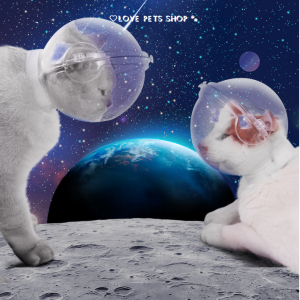 Rọ mõm Mèo chống cắn liếm hình quả cầu bằng nhựa trong suốt PVC (mẫu mới) - Love Pets Shop