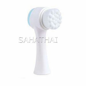 SH.Thai แปรงทำความสะอาดหน้า 2 ด้าน ที่ขัดหน้า ลดสิวเสี้ยน ทำความสะอาดผิวหน้า พกพาสะดวก Face brush