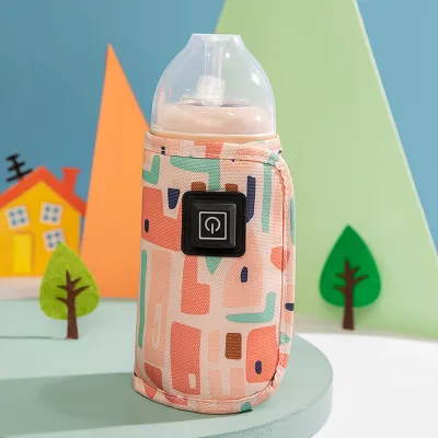 Halo-Halo Tas Penghangat Botol Susu Portable Pemanas Susu Asi Alat Bottle Warmer Penghangat Makanan Travel Dengan USB Untuk Outdoor