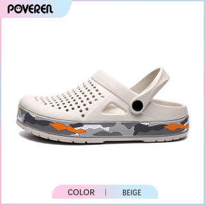 POVEREN Summer Sandals Men Fashion Shoes For Men Mesh Soft Sole Beach Slippers For Men Korean Casual Sandals Men Water Shoes Sandals for Men Sale Original sandals for men korean style
