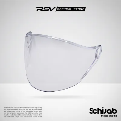 RSV Visor SC Hijab Original - Kaca Helm RSV Helm Hijab [Visor Clear & Light Smoke) | Motorcycle