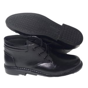 Sepatu PDH Kerja Dinas Security Satpam Nyaman Anti Slip / Sepatu Boots Pria Kulit Awet Gak Licin