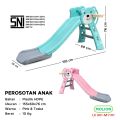 MOLION SNI Perosotan Anak Karakter Mainan Seluncuran Anak Free Ring Basket Prosotan 2 In 1 001-M1101. 