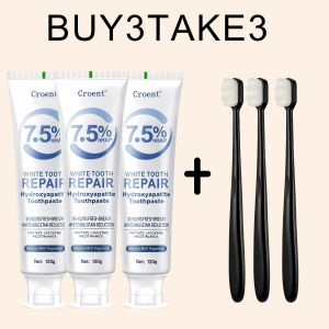 7.5% Hydroxyapatite Whitening Toothpaste: Freshens Breath Oral Care Cleans Teeth Suitable For Daily Use (Mint Flavor).