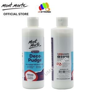 Mont Marte Deco Pudge Craft Varnish Signature 236ml (8 US fl.oz) – Gloss/Matte  Multi-Purpose