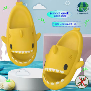 Sandal Anak-anak Hiu Anak Laki-laki Dalam Ruangan Non-slip Mandi Kartun Anak Aandal  Anak Anak Dan Sandal Anak Perempuan