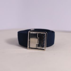 PNP STRETCHABLE BELT BLUE WITH UNSHINE SKELETAL BUCKLE MAKAPAL SET GOLD OR SILVER