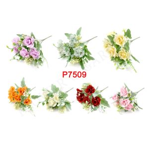 FA P7509 Bouquet Bunga Rose Hias Artifisial Dekorasi Rumah Kantor Hotel Pernikahan