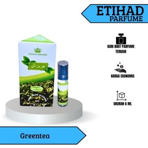 TARIM PARFUME GREEN TEA 1 BOX ISI 6 BOTOL