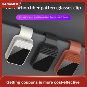 【CANAMEK】 Xe Sun Visor Sunglasses Clip chủ ổn định kính mắt móc áo thẻ vé tổ chức nội thất lưu trữ Clip Phụ Kiện Xe Hơi