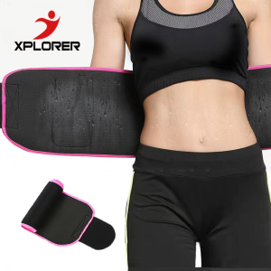 Sweat Belt Waist Slimmer Fat Belly Wraps Trimmer Body Shaper for Men Women Sauna Suit Corset Weight Loss Workout Postpartum Wearing Sliming Trainer