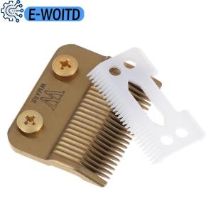 E-WOITD 1Set Hair Clipper Blade Golden with Ceramic Blade for Cordless Clipper