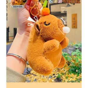 Cute bubble capybara plushie capybara plush keychain decompression keychain