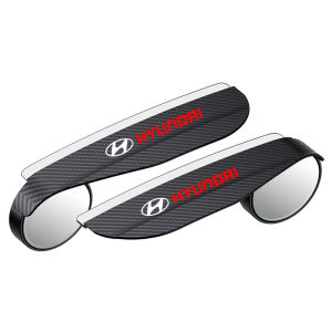 Hyundai rearview mirror rain eyebrow and rain shield universal decorative small round mirror integrated reverse mirror reflector rain eyebrow for Elantra Accent Starex I10 Reina Tucson Sonata Santa Fe Veloster Staria Ioniq Kona Avante Grand Starex Venue