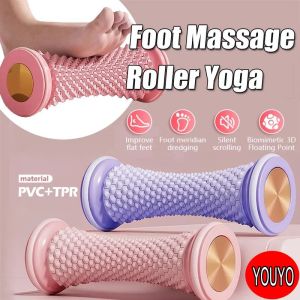 New Foot Massage Roller for Plantar Fasciitis Relief Yoga Massage Ball Yoga Fitness Reflexology Massage Muscle Relie