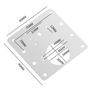Plate Engsel Pintu/Alat Engsel/Pintu Kabinet Plat /Perbaikan Engsel/ Lemari Plat Engsel /Hanya Plat plus 6pcs baut