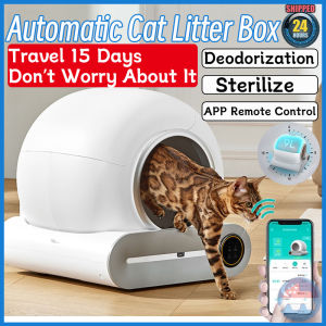 [In Stock]Automatic Cat Litter Box APP WiFi Remote Control Toilet Cat Dog Pet English App Smart Cleaning Toilet
