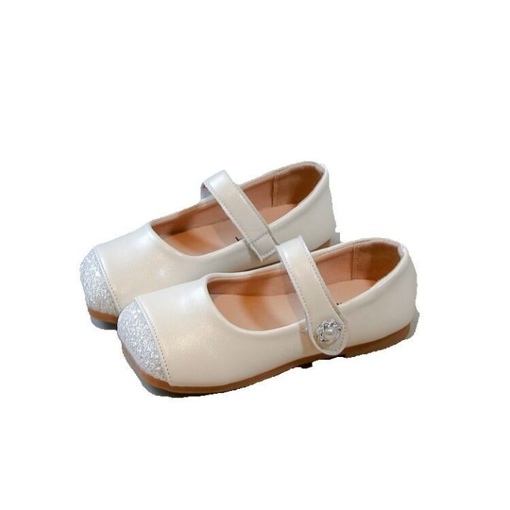 fangfashion2 รองเท้าคัทชูเด็กผู้หญิงแบบสวม สีพื้น รุ่น T1002 | Lazada.co.th