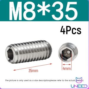 Need M8 304 Stainless Allen Setscrew Socket Grub Screw Flat Head Screw Allen Hex Socket