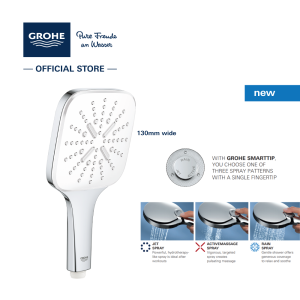 GROHE Rainshower SmartActive 130 Cube Handshower