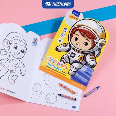 Tranh tô màu - Coloring Book Thiên Long Colokit - Dành cho bé 3-6 tuổi