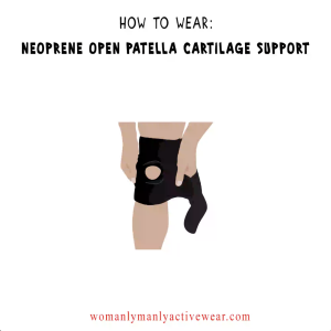 Womanly Manly Activewear Neoprene Open Patella Cartilage Support