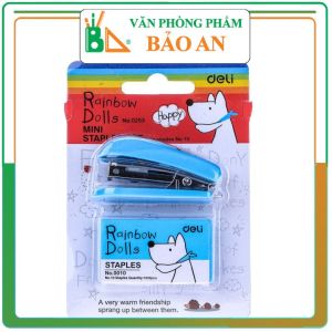 Bấm Ghim Dập Ghim Cầm Tay Mini Deli 0253 - Văn phòng phẩm Bảo An