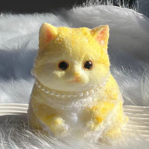 Christmas gift 【AYLMER】 Taba Cute Chubby Cat Orange Cat Plush Soft Sticky Girl Kids Birthday Gift Fidget Squishy Toy Pet Ornaments Gifts