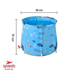 SPEEDS Bak Mandi Lipat Folding Bathtub Portable Bathtub Lipat Kolam Mandi Anak Air Hangat SPA 020-18