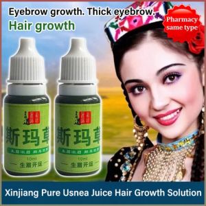 🔥【Buy 1 Free 2】Eyebrows Growth Liquid/ Kening Bertuah Serum Verble/ 新疆纯乌斯玛草汁生发液/100% Xinjiang Pure Usma Grass Juice Hair Growth Liquid