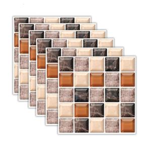 Bathroom Safety Floor Stickers 6PCS PVC Slip proof Adhesive Wall Decals For Shower Floor Tiles Kitchen Sink Installation