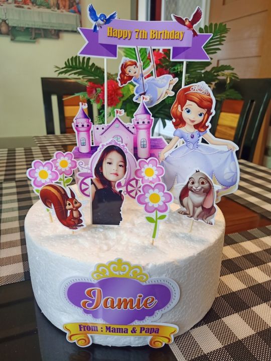 SOFIA THE FIRST CUSTOMIZE CAKE TOPPER | Lazada PH