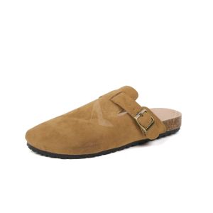 YOTO Clogs For Men Leather Loafers Comfortable Clog Slippers For Men And Women Slip-On Flats