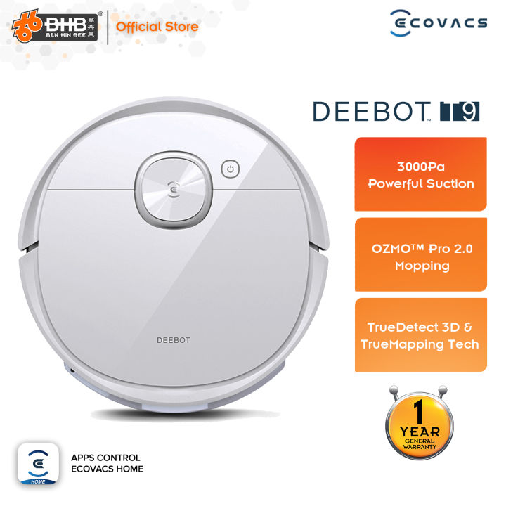 Ecovacs Deebot T9 Robot Vacuum Cleaner Carpet Detection UltraHigh
