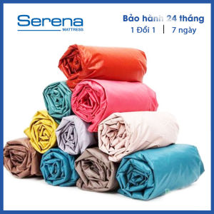 Ga chống thấm hệ thống nệm SERENA cao cấp tấm bảo vệ ga ra drap lót bọc nệm trải giường poly chống thấm nệm cho bé