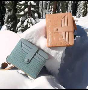 Genie Wallet Dompet Wanita - Croco leather Dompet Lipat - Tas mini dompet - Dompet termurah - Dompet kekinian Silvania 2023