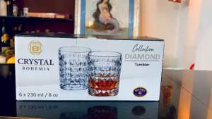 Bộ 6 cốc pha lê BOHEMIA 230ml