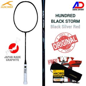 Raket Badminton Hundred Black Storm Raket Bulutangkis