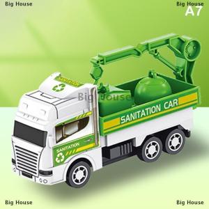 [COD] Big House รถดับเพลิงของเล่นสำหรับเด็กโมเดลรถบรรทุกเพื่อสุขอนามัยใช้ในรถของเล่นสำหรับเด็กผู้ชายสำหรับเป็นของขวัญ