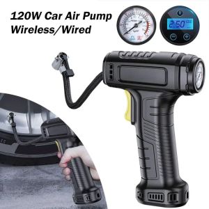 W0AGZ4J2 Multi-Purpose Car Air Pump Quick Inflation High Power Tire Pump Portable Handheld Tire Inflator Vehicle Maintenance