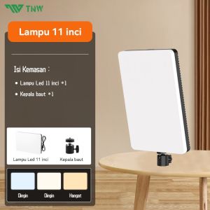 TNW Lampu Foto Led Lampu Lighting Lampu Sorot Lighting Studio+Tripod Lampu Konten Kreator Lighting Studio Lampu Live Vlog