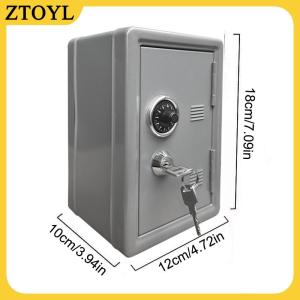ZTOYL Frcctre trẻ em an toàn ngân hàng hộp tiền với khay tiền xu Mini Locker nhỏ an toàn lưu trữ hộp con heo đất ngân hàng với sự kết hợp khóa và chìa khóa