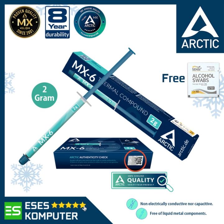 Thermal Paste ARCTIC MX-6 (2 Gram) - MX6 ULTIMATE Performance