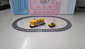 6IN1 City Freight Train Car Building Set DIY Toys for Teens and Adults Compatible with 630 Building Accessory ( Train Base )