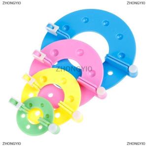 [COD] ZHONGYI0 8 cái 4 kích cỡ Fluff bóng Weaver Pompom Maker đan Loom Kit