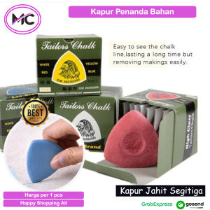 Kapur Pola Jahit Spidol Penanda Kain Tailor Chalk Warna Ukir Pola Bahan Kain Jahit Murah