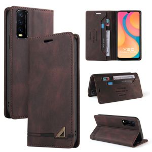 เคส Y12A ป้องกันสำหรับ Vivo Y12S Y20G Y20S G Y20T Y20A Y20i Y20เคสโทรศัพท์มีช่องเสียบกระเป๋าสตางค์หนังธุรกิจ