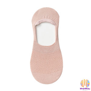 MegaMate ถุงเท้าข้อสั้น ผ้าโพลีเอสเตอร์ แบบบางพิเศษ ระบายอากาศ  กันลื่น สําหรับผู้หญิง Boat socks